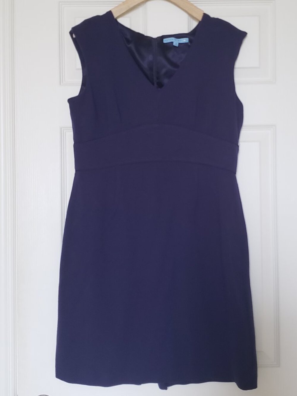 Antonio Melani Women's Navy Blue Sleeveless Dress - Size 12 - EUC